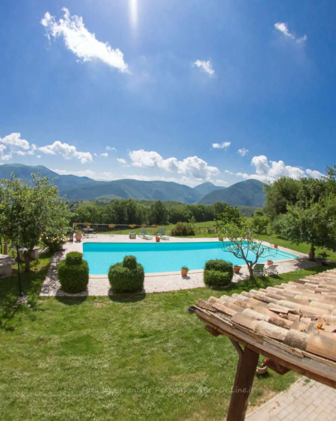 agriturismo con piscina